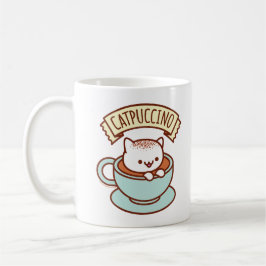 Kattmugg - "CATPUCCINO ", Kaffemugg
