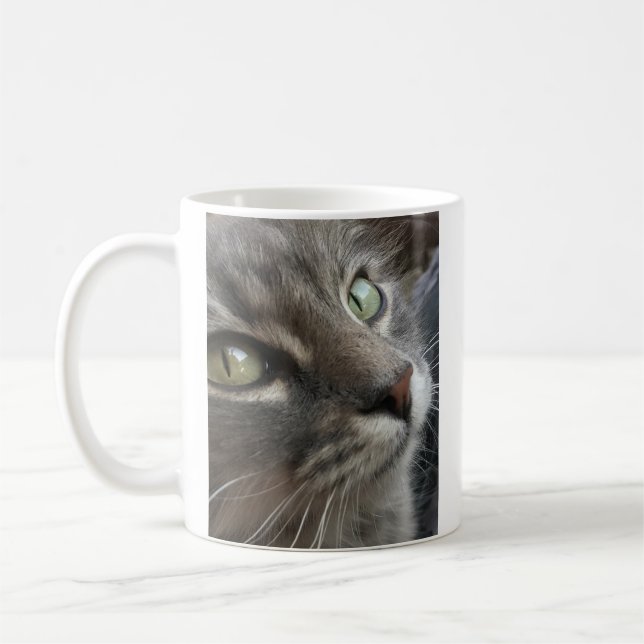 Kattmugg, jag tror på dig, motiverande mugg (Vänster)
