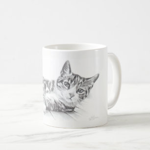 Kattmugg, kattkonstmugg, kattälskaremugg kaffemugg