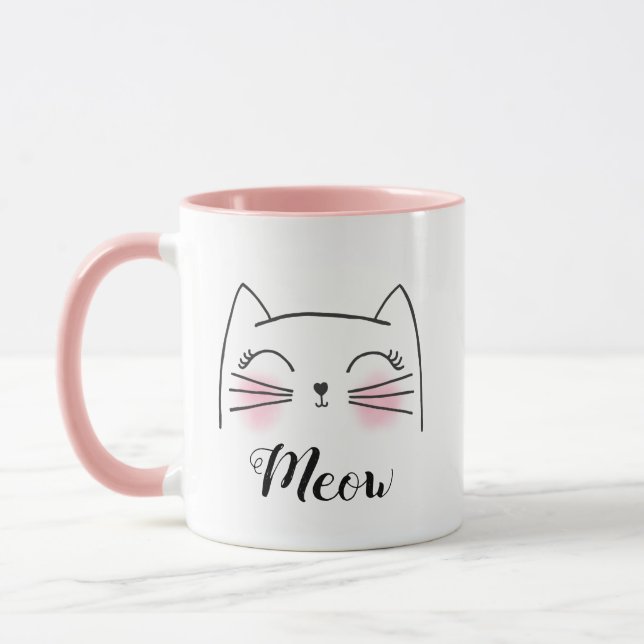 Kattmugg Meow Kitty Mugg (Vänster)
