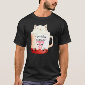 Kattmugg Neko Katt Kaffe Kattmugg T Shirt