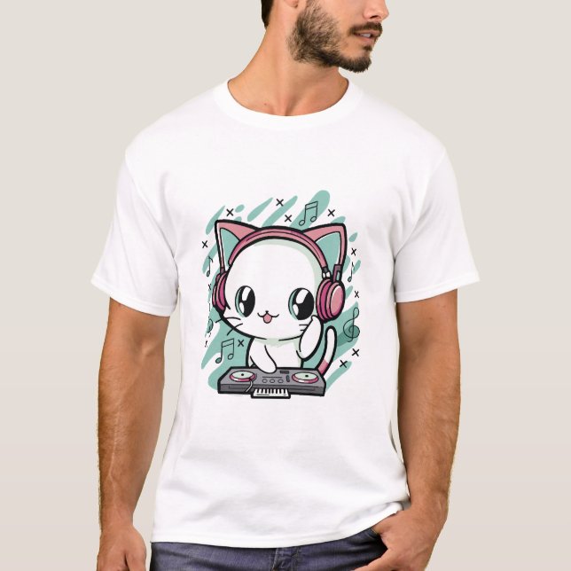 kattmusik t shirt (Framsida)