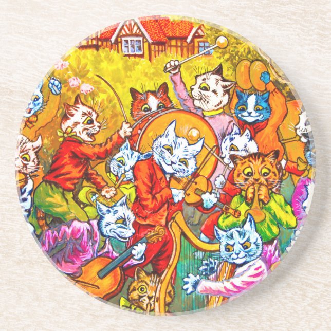 Kattmusikband Underlägg (Framsidan)