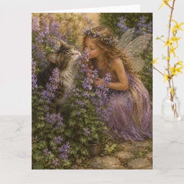 Kattmynta Älva Kort (Gul blomma)