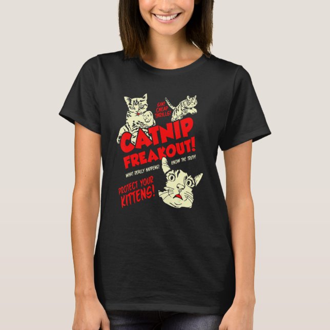 Kattmynta freakout t shirt (Framsida)