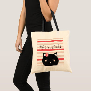 Kattnamn Biblioteksböcker Tygkasse