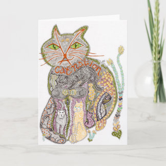 Kattnationkort Kort