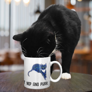 kattnip och purr mugg för kattlover