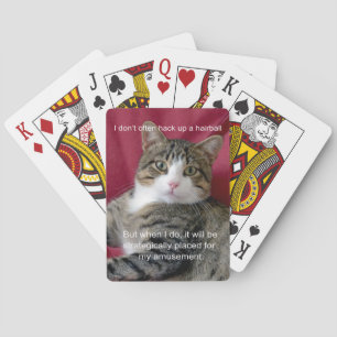 Kattnota Spelkort
