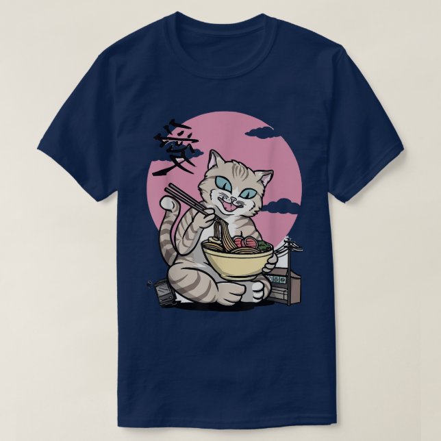 Kattnudnunnudle nule kattleamné  t shirt (Design framsida)