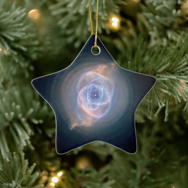 Kattögonnebulosan Stjärnfoto Julgransprydnad Keramik (Träd)