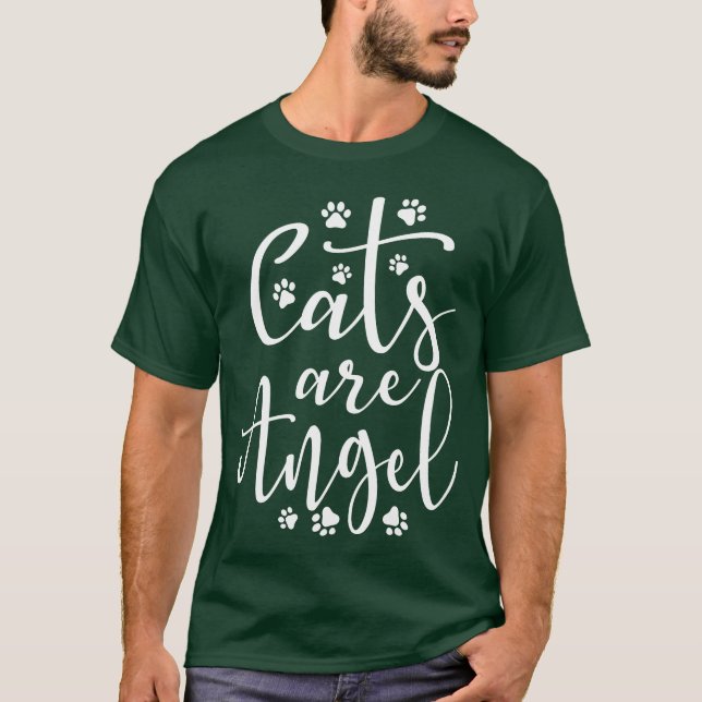 Kattor är en gelgåva t shirt (Framsida)