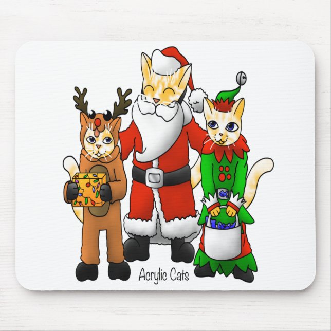 Kattor i julkostumsbutiken musmatta (Framsidan)