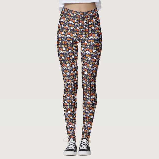 Kattöverallt Kattperson Leggings (Framsida)