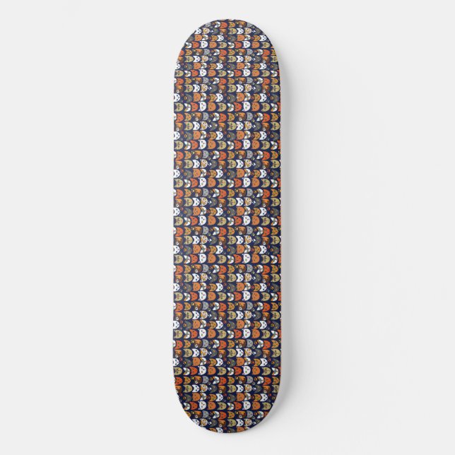 Kattöverallt Kattperson Mini Skateboard Bräda 18,5 Cm (Framsida)