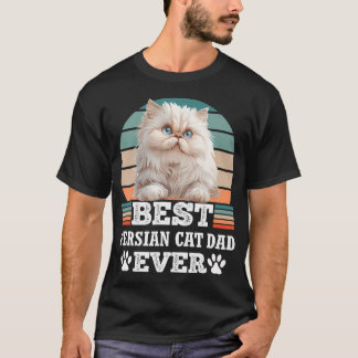 Kattpappa Bästa PerserkattsPappa Någonsin Perser K T Shirt