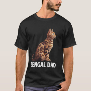 Kattpappa Bengal Katt Pappa Bengal Far Bengal Katt T Shirt