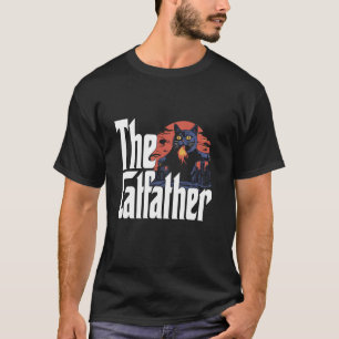 Kattpappa Den kattlige fadern Galen kattpappa Katt T Shirt