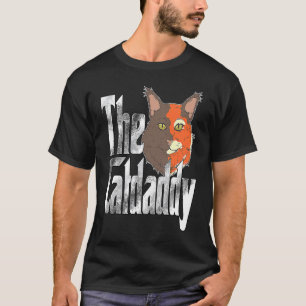 Kattpappa Den kattlige fadern Galen kattpappa Katt T Shirt
