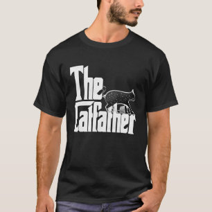 Kattpappa Den kattlige fadern Galen kattpappa Katt T Shirt