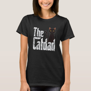 Kattpappa Den kattlige fadern Galen kattpappa Katt T Shirt