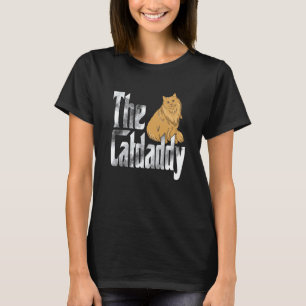 Kattpappa Den kattlige fadern Galne kattpappan Kat T Shirt