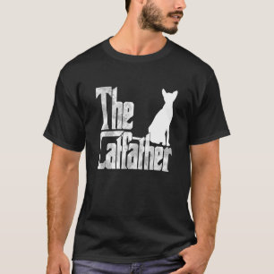 Kattpappa Den kattlige fadern Galne kattpappan Kat T Shirt
