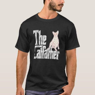 Kattpappa Den kattlige fadern Lat Sphynx Kattfar K T Shirt