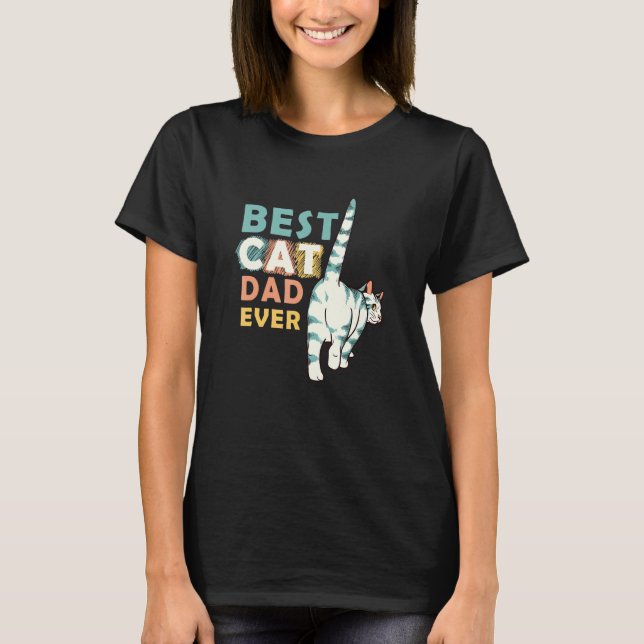 Kattpappa Katt Daddy 1 T Shirt (Framsida)