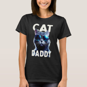 Kattpappa Katter Pappa Tomkatt Pappa Fars Dag T Shirt