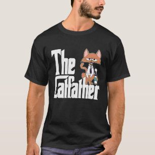 Kattpappa Kattfadern Galen Kaffe Kattfar Kitt T Shirt