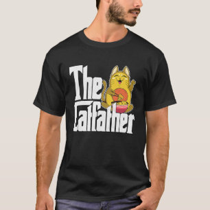Kattpappa Kattfadern Galen Mat Kattfar Kitty T Shirt