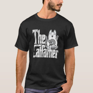 Kattpappa Kattfadern Galen Mat Kattfar Kitty T Shirt
