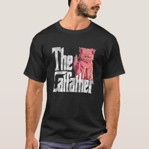 Kattpappa Kattfadern Galen Ond Katt Pappa Kisse T Shirt