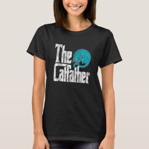 Kattpappa Kattfadern Galen Söt Katt Pappa Kisse T Shirt