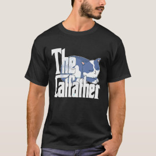 Kattpappa Kattfadern Galen Söt Kattpappa Kisse  T Shirt