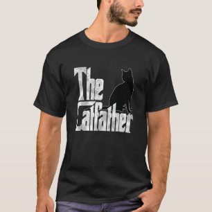 Kattpappa Kattfadern Galen Svart Kattpappa Kattung T Shirt