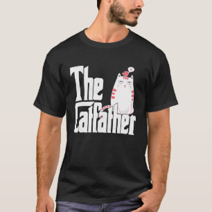 Kattpappa Kattfadern Galen Uttråkad Kattpappa Kiss T Shirt