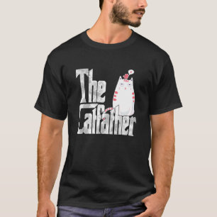 Kattpappa Kattfadern Galen Uttråkad Kattpappa Kiss T Shirt
