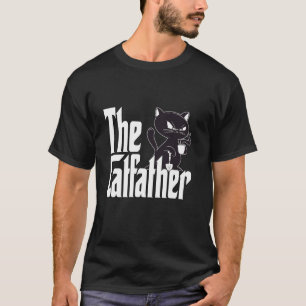 Kattpappa Kattfadern Kaffe Svart Kattpappa Kitt T Shirt
