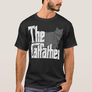 Kattpappa Kattfadern Maine Coon Kattfar Kitty T Shirt