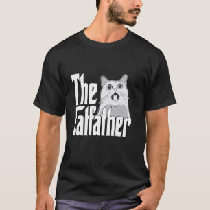 Kattpappa Kattfadern Söt Meme Kattfar Kitty Pappa T Shirt