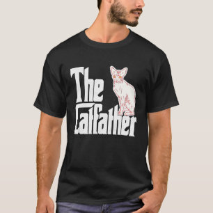 Kattpappa Kattfadern Söt Sphynx Kattpappa Kattunge T Shirt