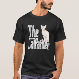 Kattpappa Kattfadern Söt Sphynx Kattpappa Kattunge T Shirt