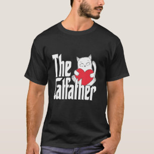 Kattpappa Kattfadern Söt Vit Kattpappa Kitty T Shirt