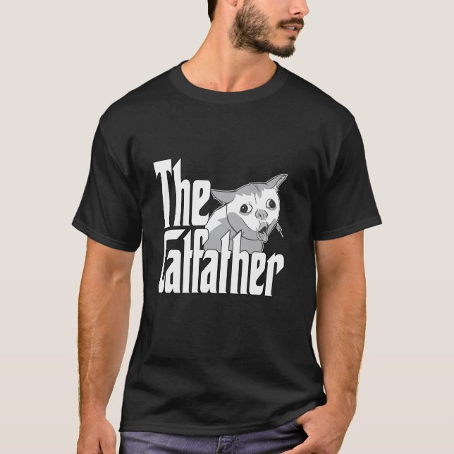 Kattpappa Kattfadern Sött Meme Kattfar Kitty D T Shirt (Framsida)