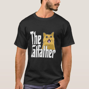 Kattpappa Kattfadern Sött Meme Kattfar Kitty D T Shirt