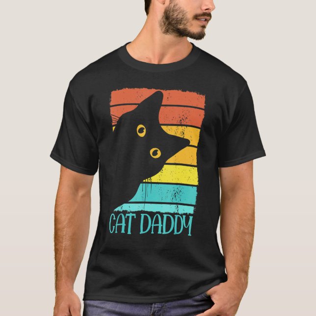 Kattpappa  Kattfar T Shirt (Framsida)