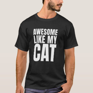 Kattpappa Kattmamma Pälsmamma Päls Pappa Fantastis T Shirt