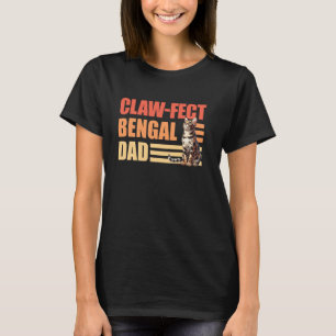 Kattpappa KLOR-Perfekta BENGALPappa Bengalkatter P T Shirt